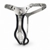 ������� ���� �������� Stainless Steel Chain Waist Belt Press Lock Chastity Belt