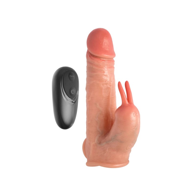 Realistic Dual-Motor Vibrating Silicone Penis Sleeve. Артикул: IXI66430