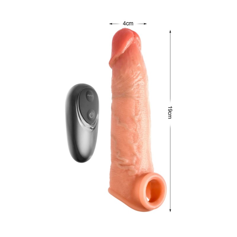 Realistic Vibrating Silicone Penis Sleeve. Артикул: IXI66432