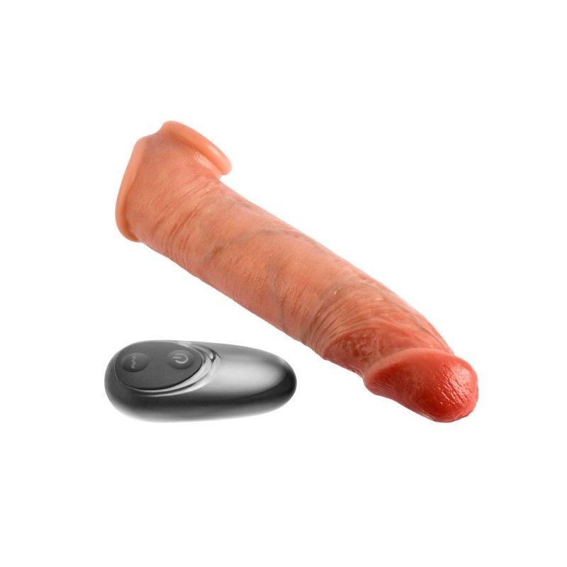 Realistic Vibrating Silicone Penis Sleeve. Артикул: IXI66432