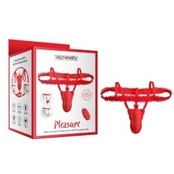 Remote Control Strap-On Set Thrusting Dildo
