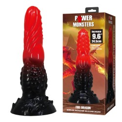 ������������� ��� �������� Fire Dragon Rippled Monster Silicone Dildo