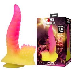 ������������� ��� �������� Flame Beast Rippled Monster Silicone Dildo