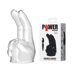 Double Finger Wand Massager Head