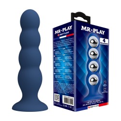 Metal Liquid Silicone Anal Plug Balls