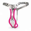 ������� ���� �������� Stainless Steel Chain Waist Belt Press Lock Chastity Belt