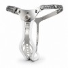 ������� ���� �������� Stainless Steel Chain Waist Belt Press Lock Chastity Belt