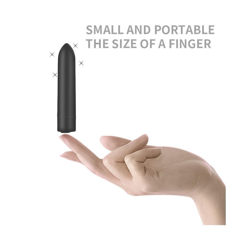 Magny Vibrating Bullet Black Mini Vibrator Women. Артикул: IXI66546