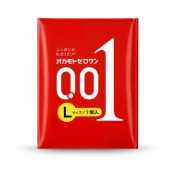 Okamoto Zero One Ultra-Thin Condoms, 0.01L