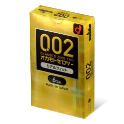 Okamoto Zero Two Real Fit 0.02 Ultra-Thin Condoms