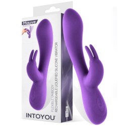 Mauve Liquefied Silicone Unibody Vibe Purple Vibrator Women