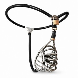 Stainless Steel Adjustable Chastity Belt Device