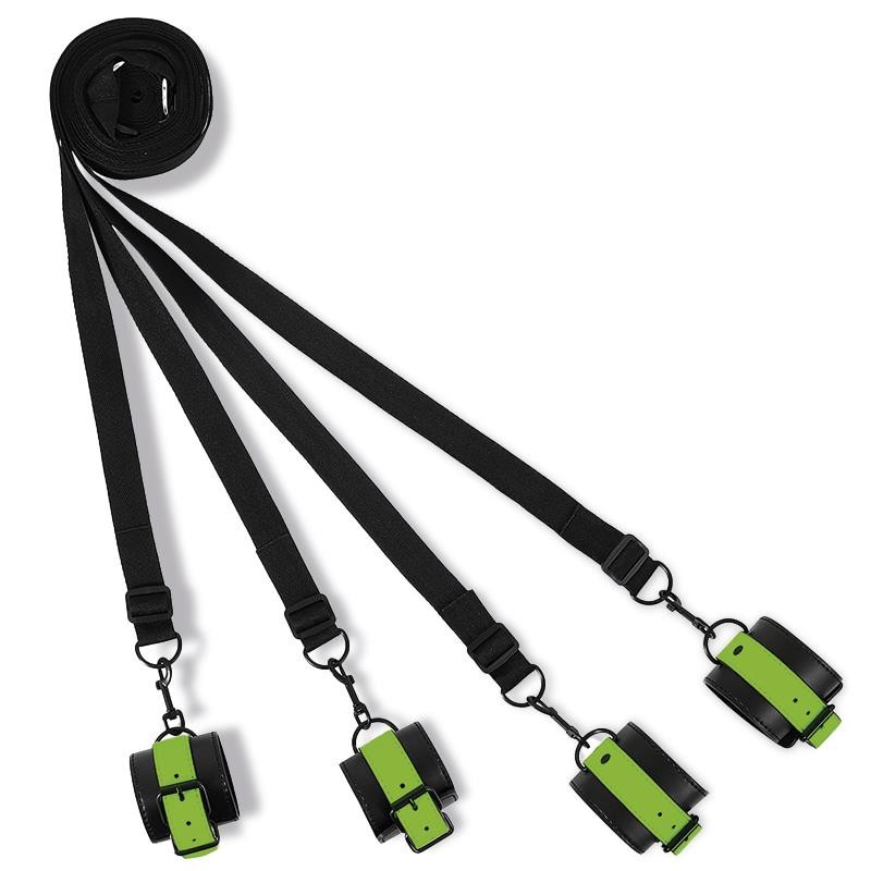 Glow In Dark Cuffs Restraints Bed Set. Артикул: IXI66689