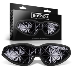 ����� �� ����� Blindfold Sapphire Vegan Leather