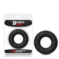 ����������� ������ Penis Ring Liquid Silicone Black