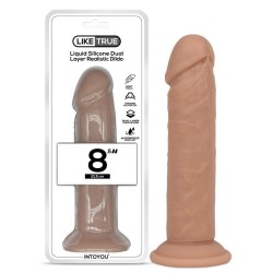 Dual Layer Dildo 8.5 Flesh