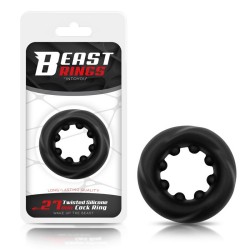 ����������� ������ Twisted Liquid Silicone Cock Ring