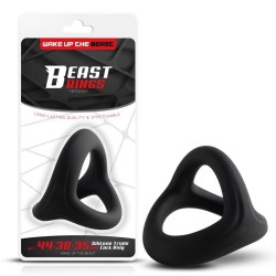 ����������� ������ Triple Cock Ring Solid Silicone, 44/38/35mm