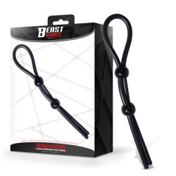 ����������� ����� Double Lasso Adjustable Silicone Cock Ring
