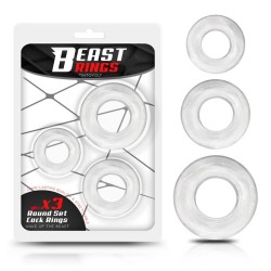 ����� ����������� ����� Set Of 3 Cock Rings Flexible