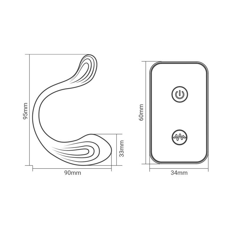 Вибратор для пар Nami Vibrating Egg Remote Control Unibody. Артикул: IXI66783