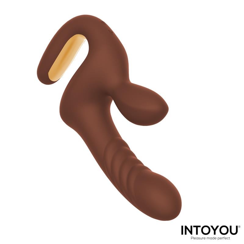 Вибратор двойной Mocca Thrusting Vibrator Ergonomic Grip. Артикул: IXI66795