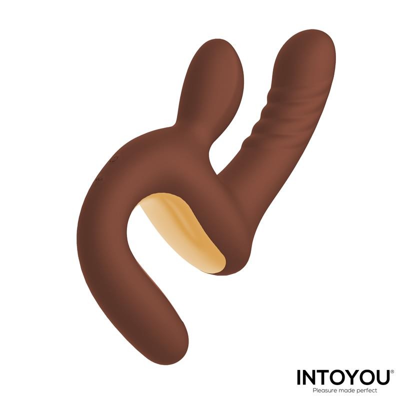 Вибратор двойной Mocca Thrusting Vibrator Ergonomic Grip. Артикул: IXI66795