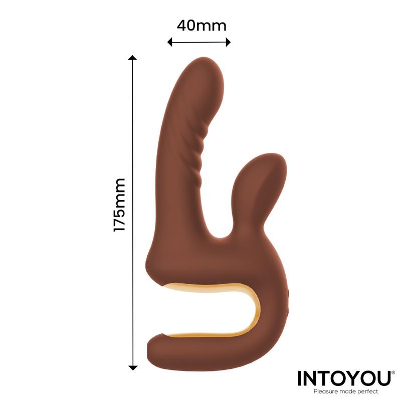 Вибратор двойной Mocca Thrusting Vibrator Ergonomic Grip. Артикул: IXI66795