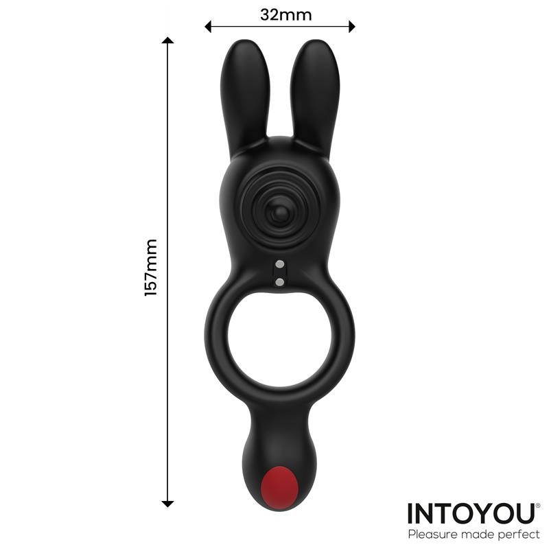 Насадка на пенис Konny Vibrating Rabbit Double Cockring Remote Control. Артикул: IXI66796
