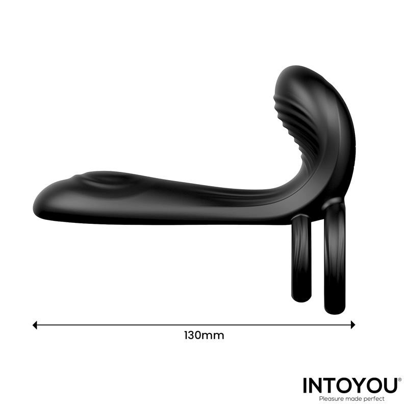 Насадка на пенис Synkox Girth Gainer Vibrating Double Cockring. Артикул: IXI66802