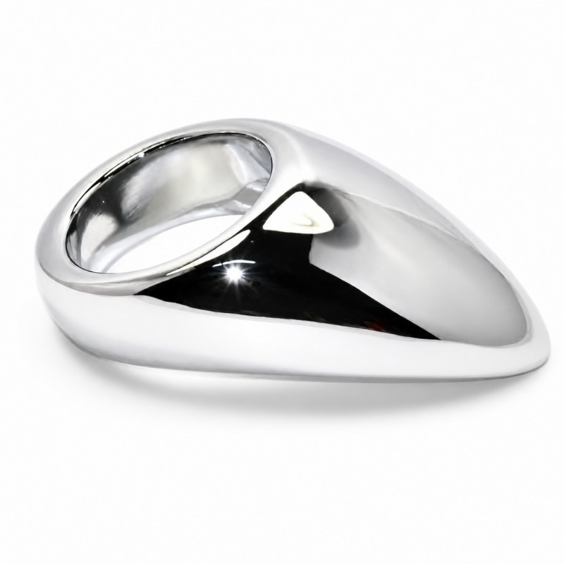 Хромированое кольцо на пенис Chrome Plated Teardrop Cock Ring. Артикул: IXI66811
