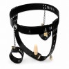 ������� ���� �������� Black Chastity Belt Handcuffs Vaginal Plug