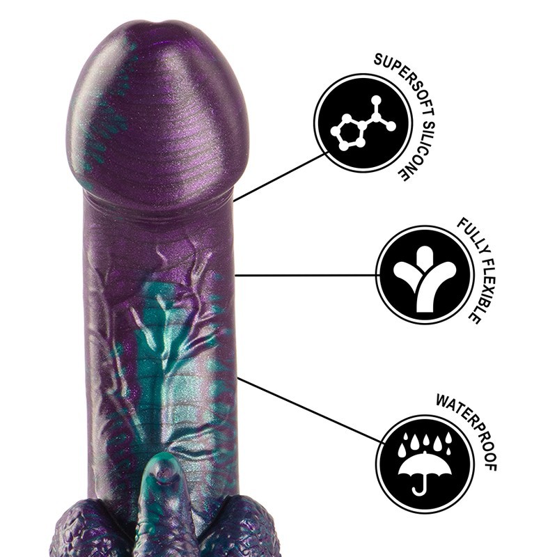 Фаллоимитатор для фистинга Basilisk Dildo Double Scaly Pleasure. Артикул: IXI66864