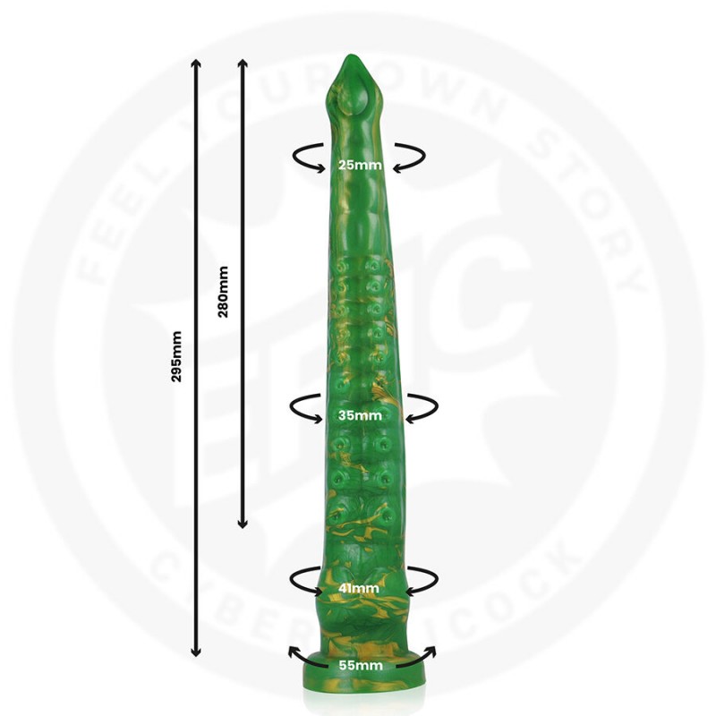 Фаллоимитатор для фистинга Dildo Hylos Green Flash. Артикул: IXI66870