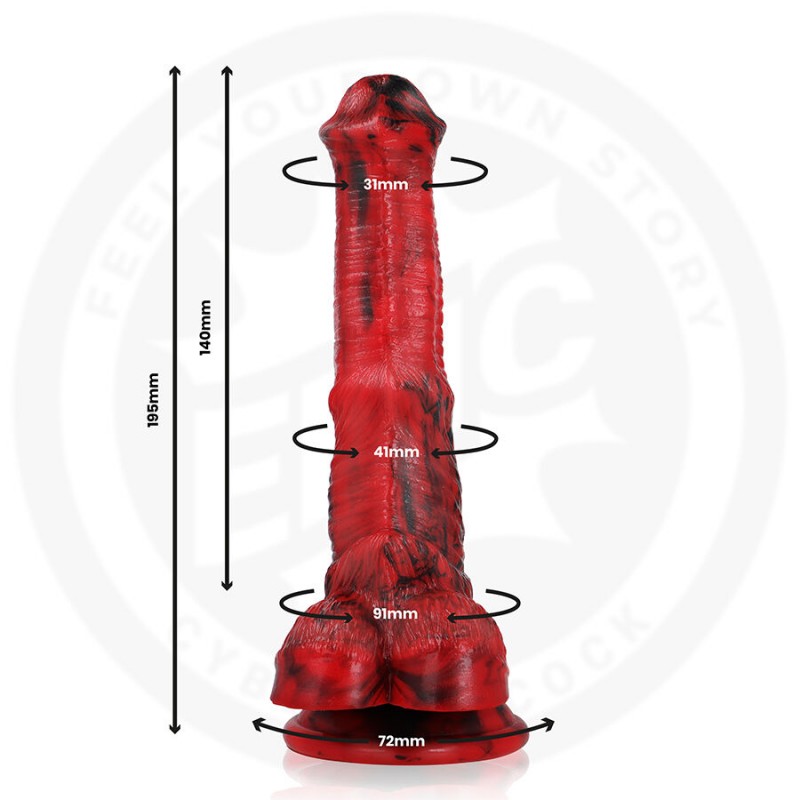 Фаллоимитатор для фистинга Dildo Vulcanus Night Dragon. Артикул: IXI66874