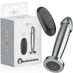 �������� ������ Metal Anal Plug 10 Vibrations Dildo Remote Control